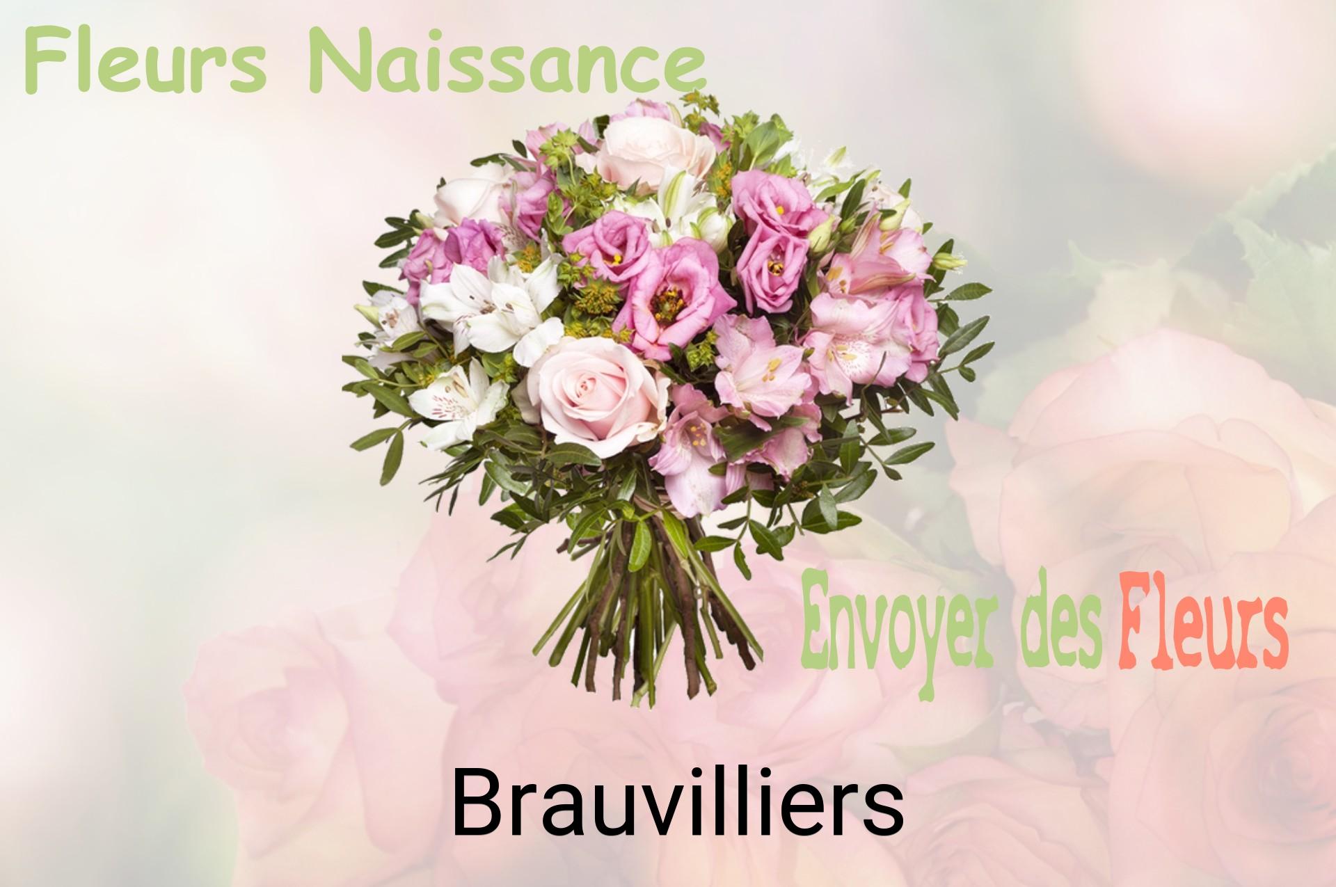 Bouquet de fleurs de naissance livré à Brauvilliers